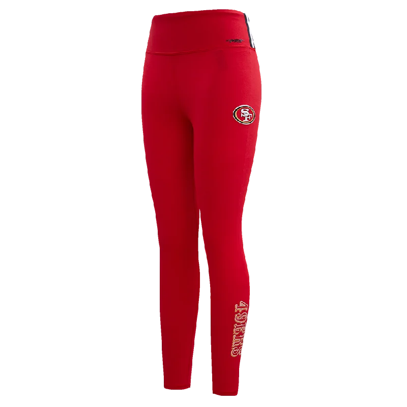 NFL SAN FRANCISCO 49ERS CLASSIC JERSEY LEGGING (RED)