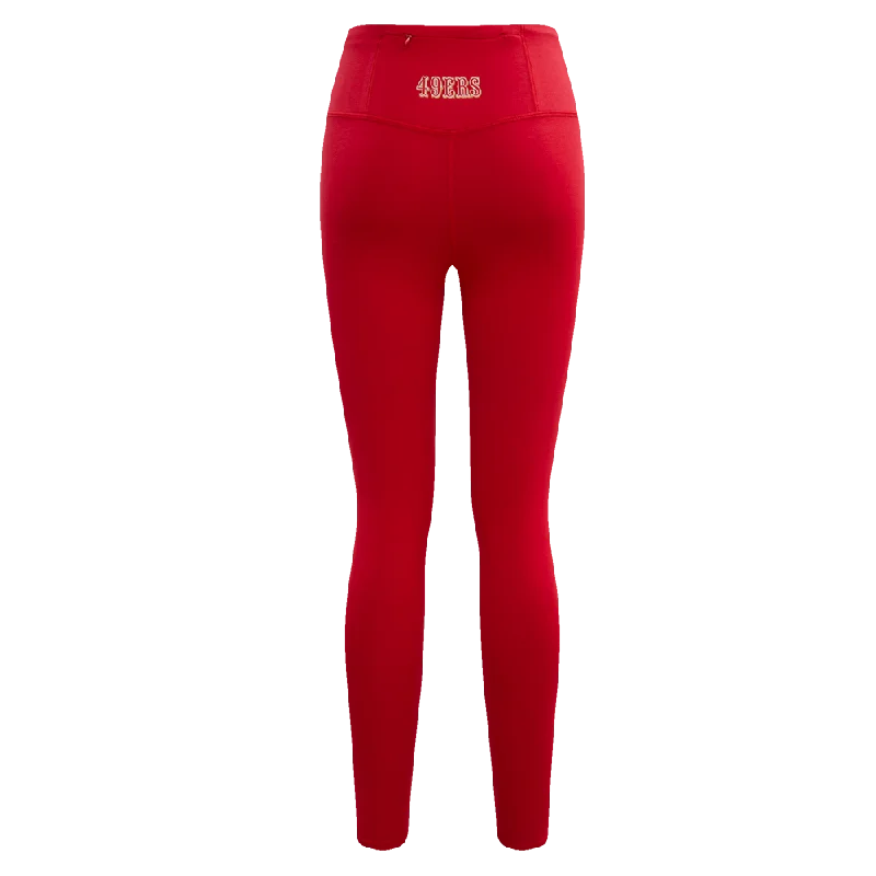 NFL SAN FRANCISCO 49ERS CLASSIC JERSEY LEGGING (RED)