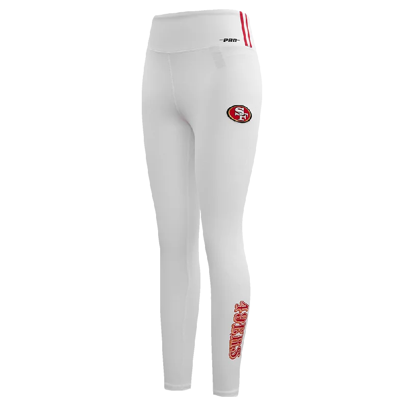 NFL SAN FRANCISCO 49ERS CLASSIC JERSEY LEGGING (WHITE)