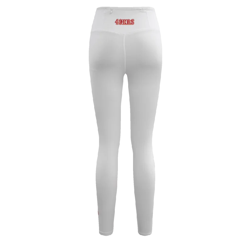 NFL SAN FRANCISCO 49ERS CLASSIC JERSEY LEGGING (WHITE)