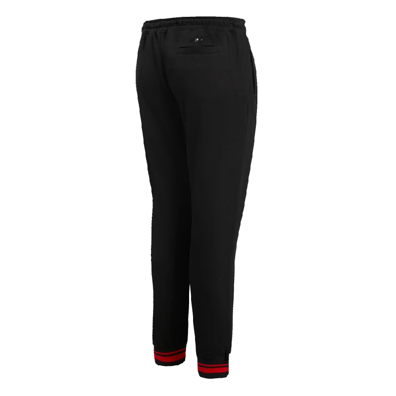 NFL SAN FRANCISCO 49ERS RETRO CLASSIC WOMEN'S SWEATPANT (BLACK/RED/BLACK)