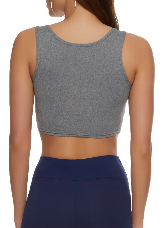 True Lovers Cropped Graphic Tank Top