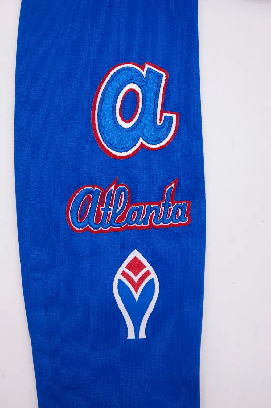 MLB ATLANTA BRAVES RETRO CLASSIC WOMEN'S JERSEY LEGGING (ROYAL BLUE)