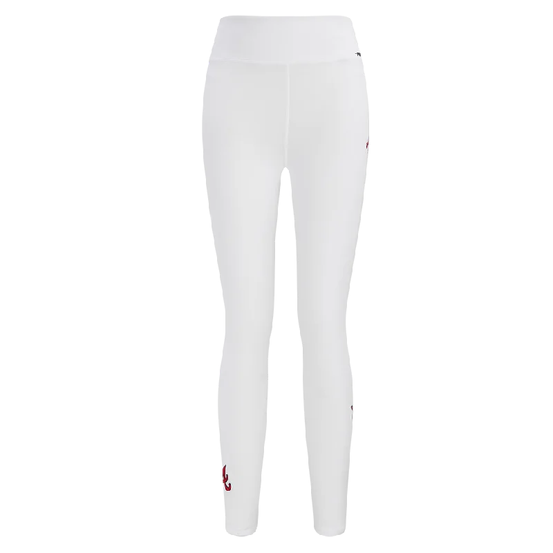 MLB ATLANTA BRAVES CLASSIC WOMEN'S JERSEY LEGGING (WHITE)