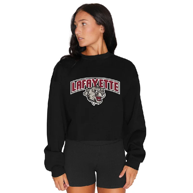 Lafayette College Black Crewneck