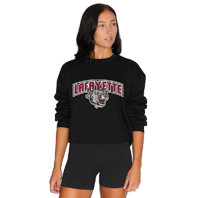 Lafayette College Black Crewneck