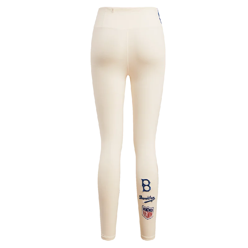 MLB BROOKLYN DODGERS RETRO CLASSIC WOMEN'S JERSEY LEGGING (EGGSHELL)