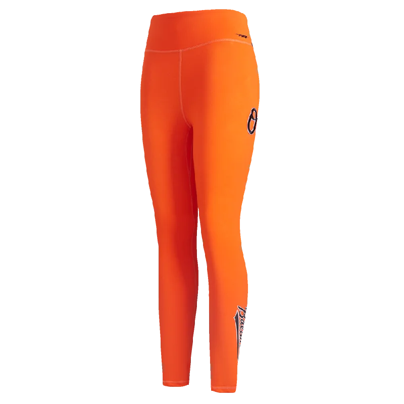 MLB BALTIMORE ORIOLES CLASSIC WOMEN'S JERSEY LEGGING (ORANGE)