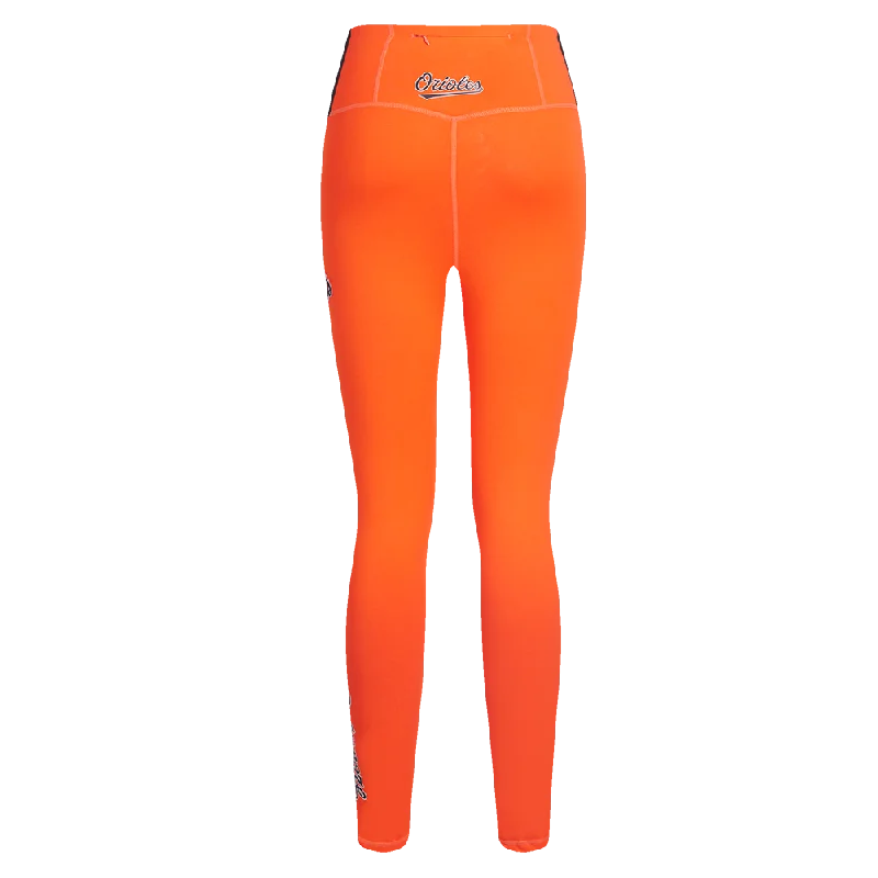 MLB BALTIMORE ORIOLES CLASSIC WOMEN'S JERSEY LEGGING (ORANGE)