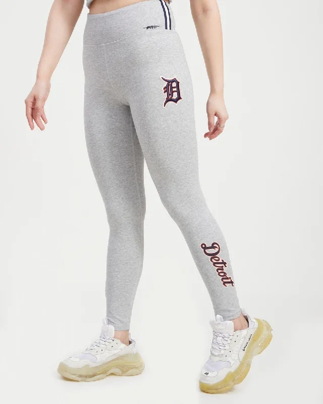 MLB DETROIT TIGERS CLASSIC WOMEN'S JERSEY LEGGING (HEATHER GREY)