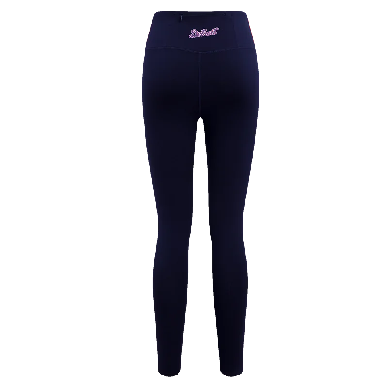 MLB DETROIT TIGERS MASHUP WOMEN'S JERSEY LEGGING (MIDNIGHT NAVY)