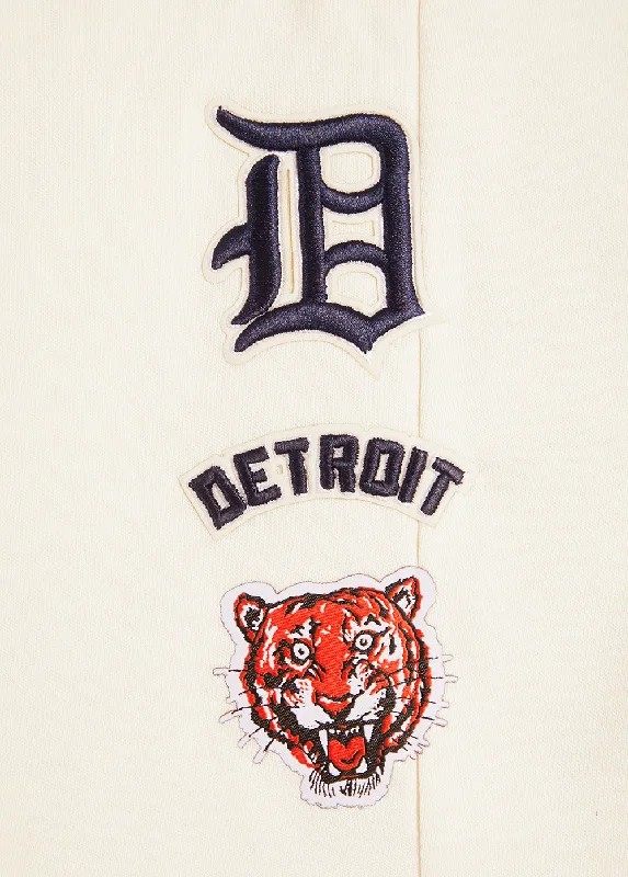 MLB DETROIT TIGERS RETRO CLASSIC WOMEN'S RIB SWEATPANT (EGGSHELL/MIDNIGHT NAVY)