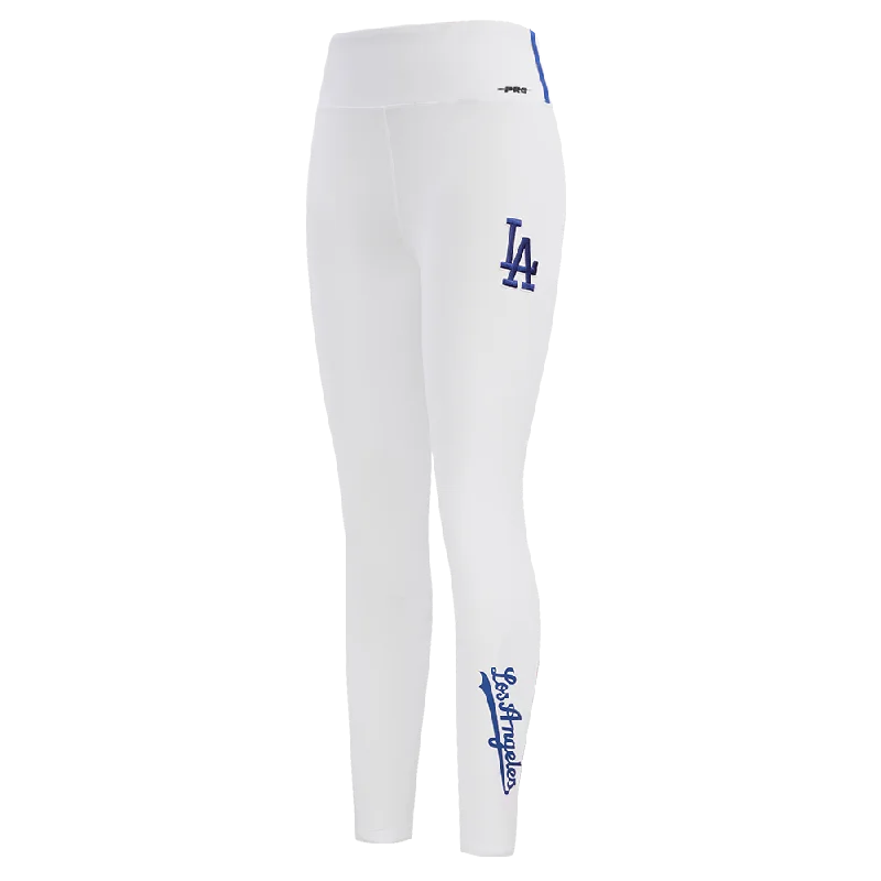 MLB LOS ANGELES DODGERS CLASSIC WOMEN'S JERSEY LEGGING (WHITE)