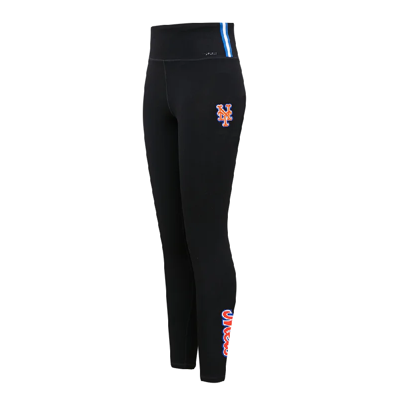 MLB NEW YORK METS CLASSIC WOMEN'S JERSEY LEGGING (BLACK)