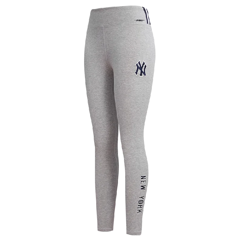 MLB NEW YORK YANKEES CLASSIC WOMEN'S JERSEY LEGGING (HEATHER GREY)