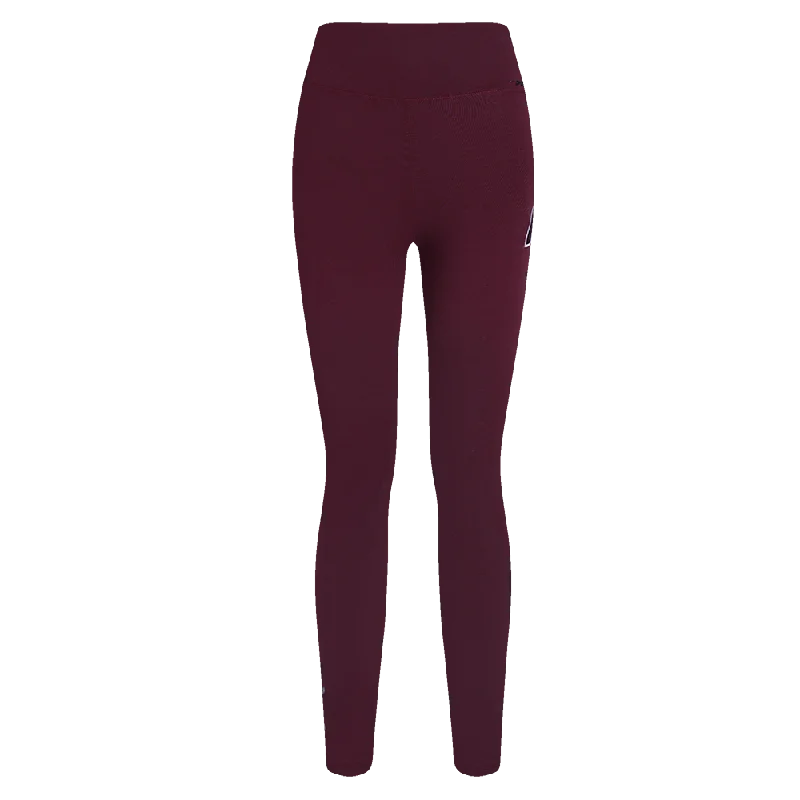 MLB PHILADELPHIA PHILLIES RETRO MASHUP WOMEN'S JERSEY LEGGING (WINE)