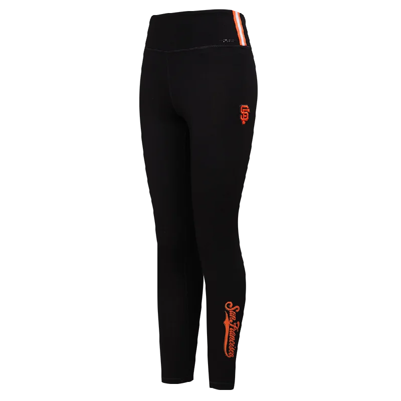 MLB SAN FRANCISCO GIANTS CLASSIC WOMEN'S JERSEY LEGGING (BLACK)