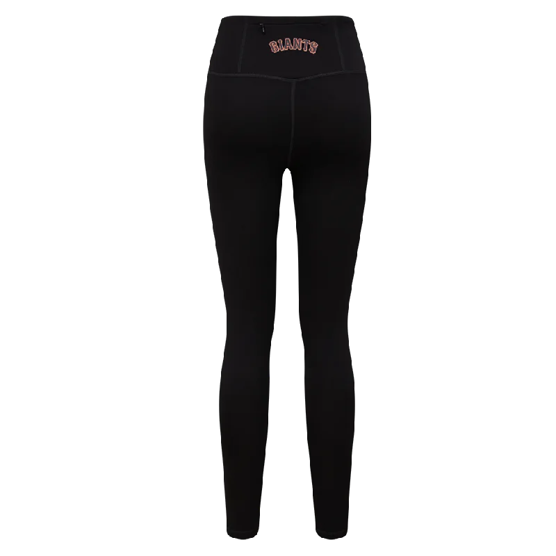 MLB SAN FRANCISCO GIANTS CLASSIC WOMEN'S JERSEY LEGGING (BLACK)