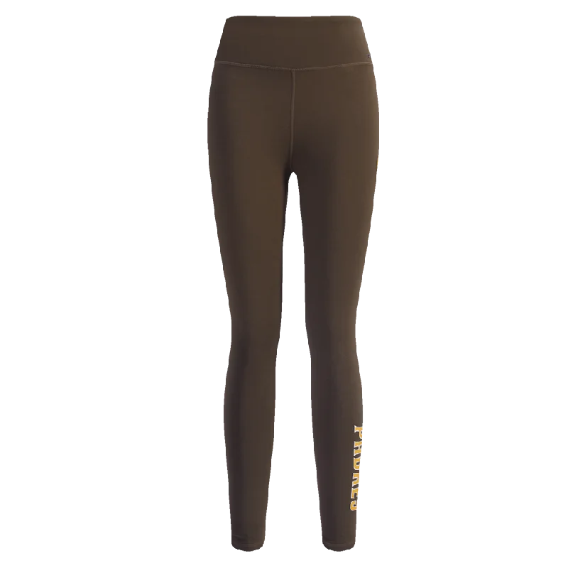 MLB SAN DIEGO PADRES CLASSIC WOMEN'S JERSEY LEGGING (BROWN)