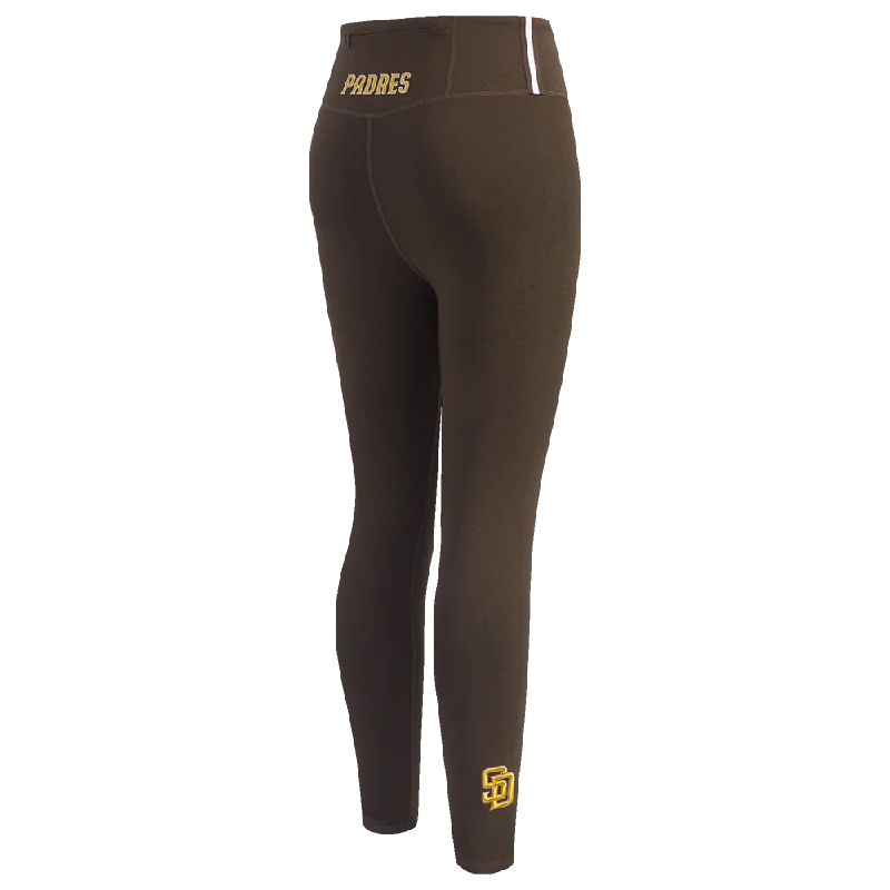 MLB SAN DIEGO PADRES CLASSIC WOMEN'S JERSEY LEGGING (BROWN)