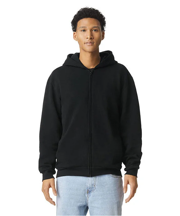 RF497 - American Apparel ReFlex Fleece Unisex Full Zip Hoodie