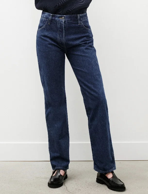 Aral Raised Twill Denim Indigo Wash