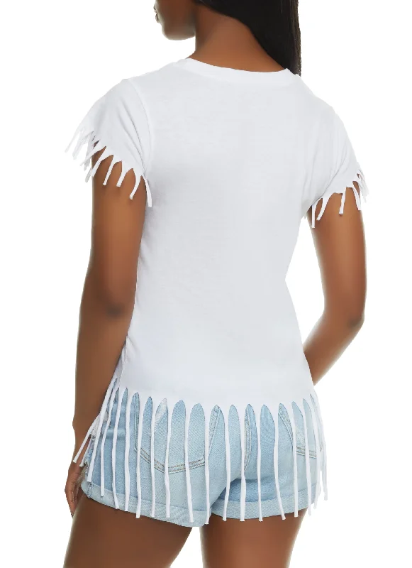 Melanin Every Shade Slays Fringe Graphic Tee