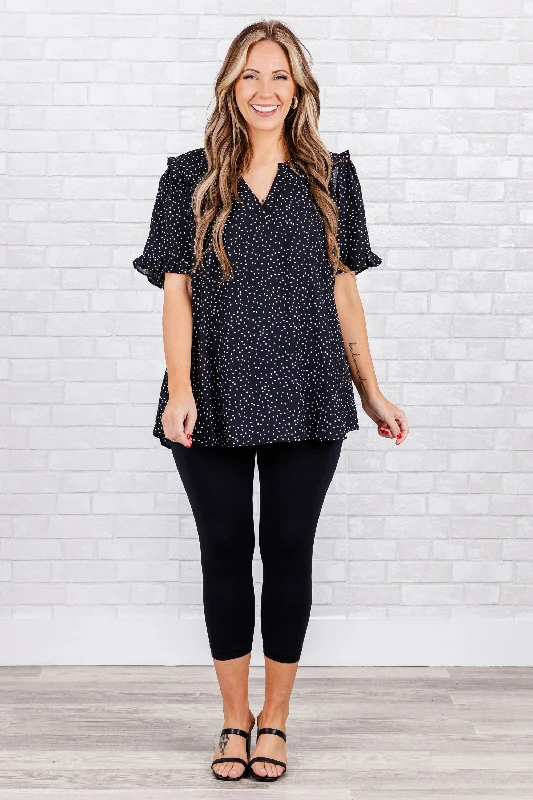 Windy Willow Top, Black