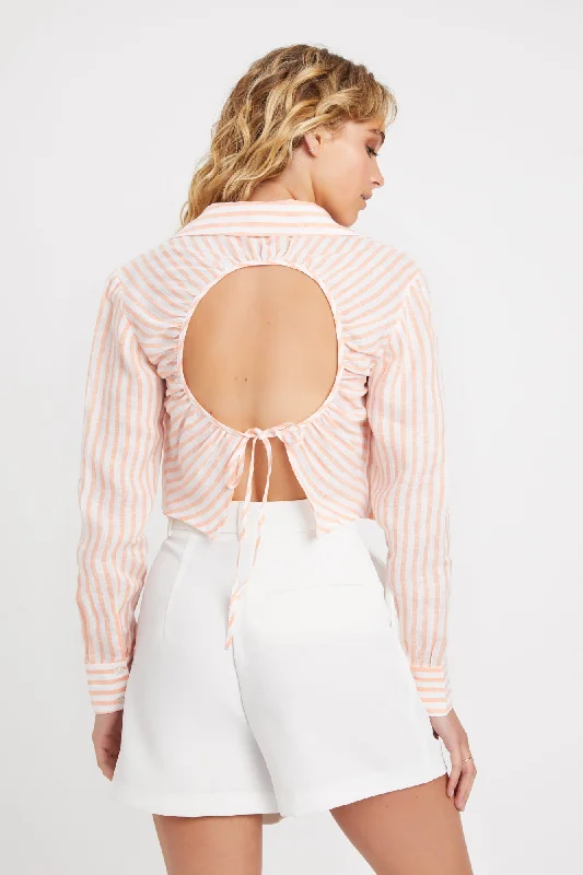 Zoe Open Back Shirt