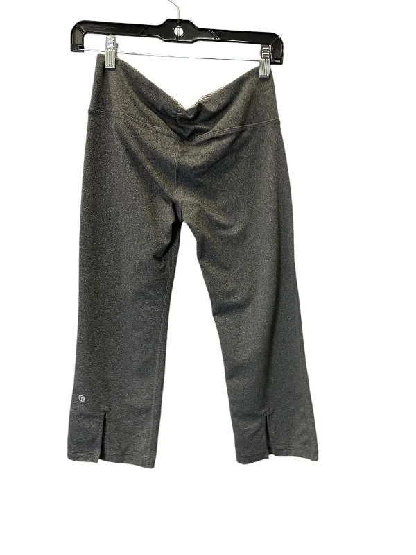 Athletic Leggings By Lululemon In Grey, Size: S