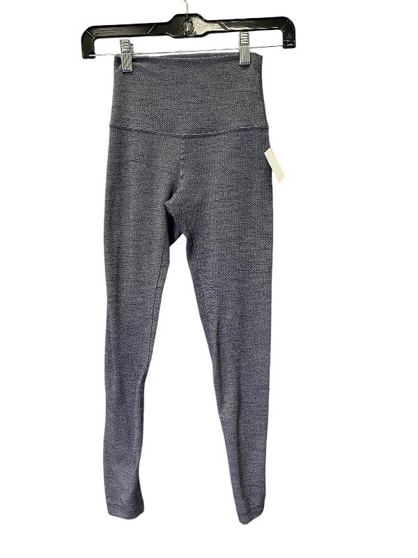 Athletic Leggings By Lululemon In Grey, Size: Xs