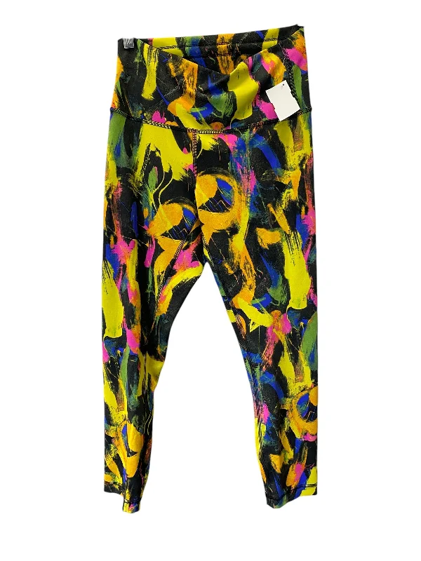 Athletic Leggings By Lululemon In Multi-colored, Size: M