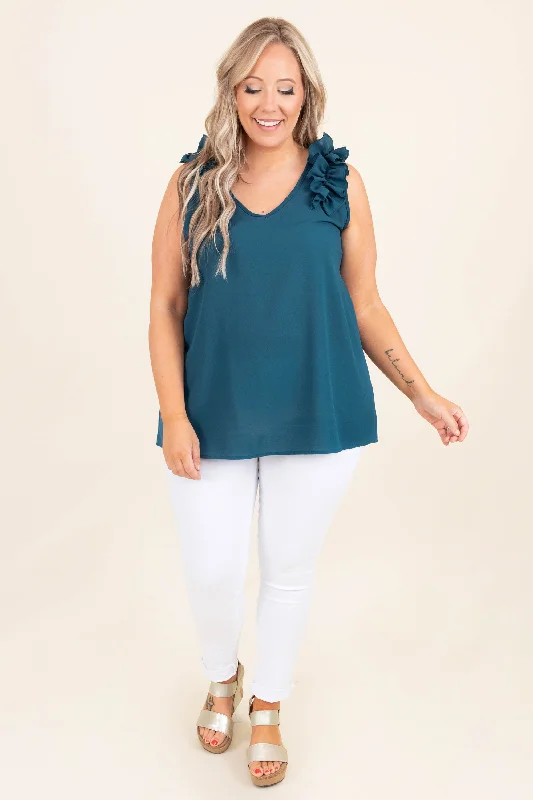 Borrowing You Top, Teal