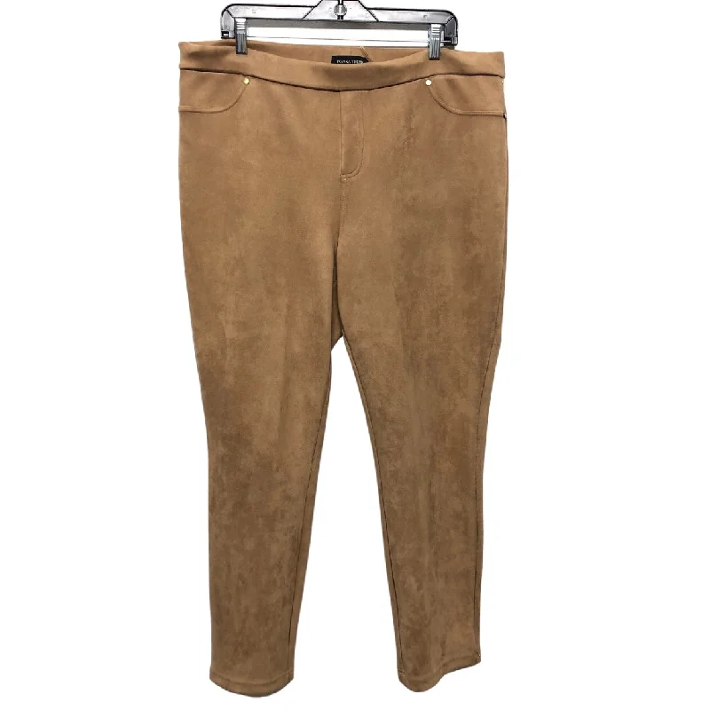 Pants Leggings By Ivanka Trump In Tan, Size: Xl