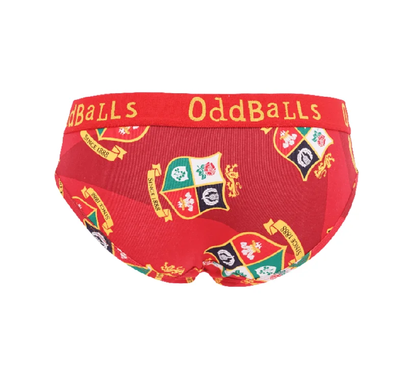 British & Irish Lions - Red - Ladies Briefs