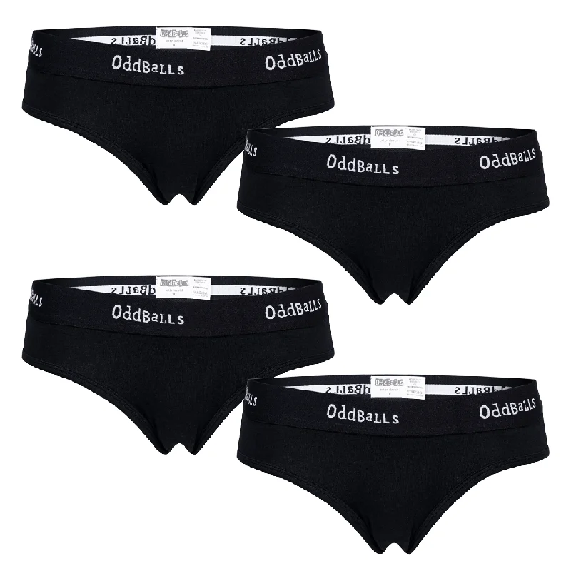 Classic Black Bundle - Ladies Briefs 4 Pack Bundle