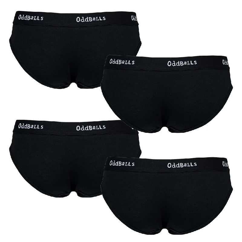 Classic Black Bundle - Ladies Briefs 4 Pack Bundle