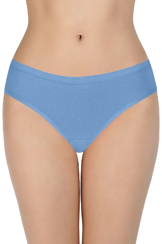 100% Cotton Bikini Panty Pack (Pack of 3) - D003 - Solid