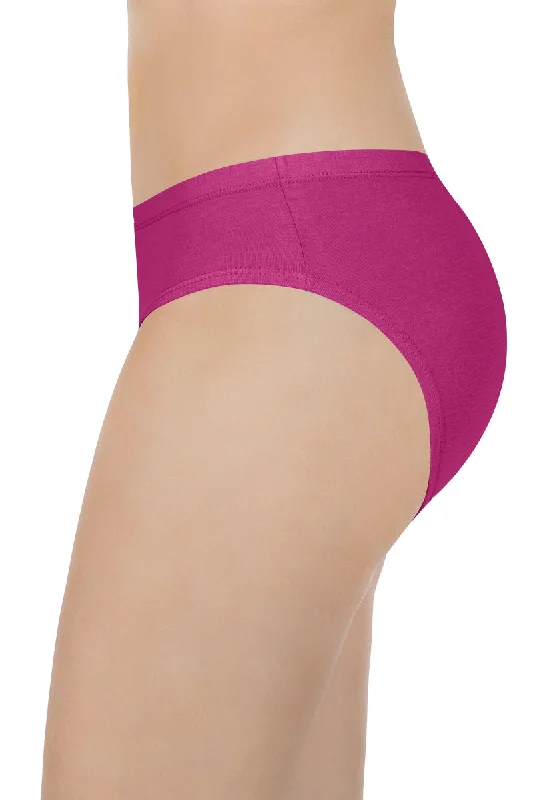 100% Cotton Bikini Panty Pack (Pack of 3) - D003 - Solid