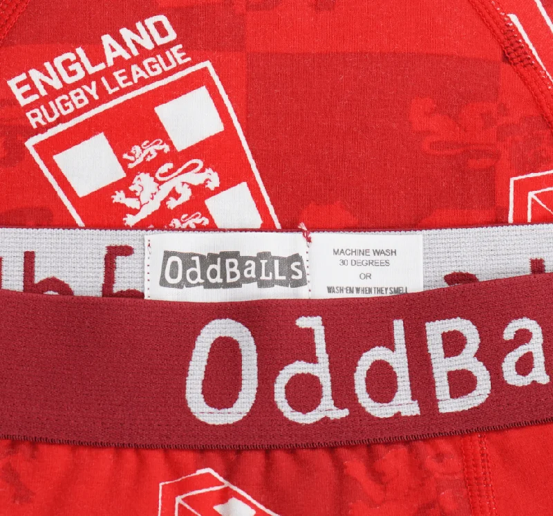 England Rugby League Red - Ladies Briefs