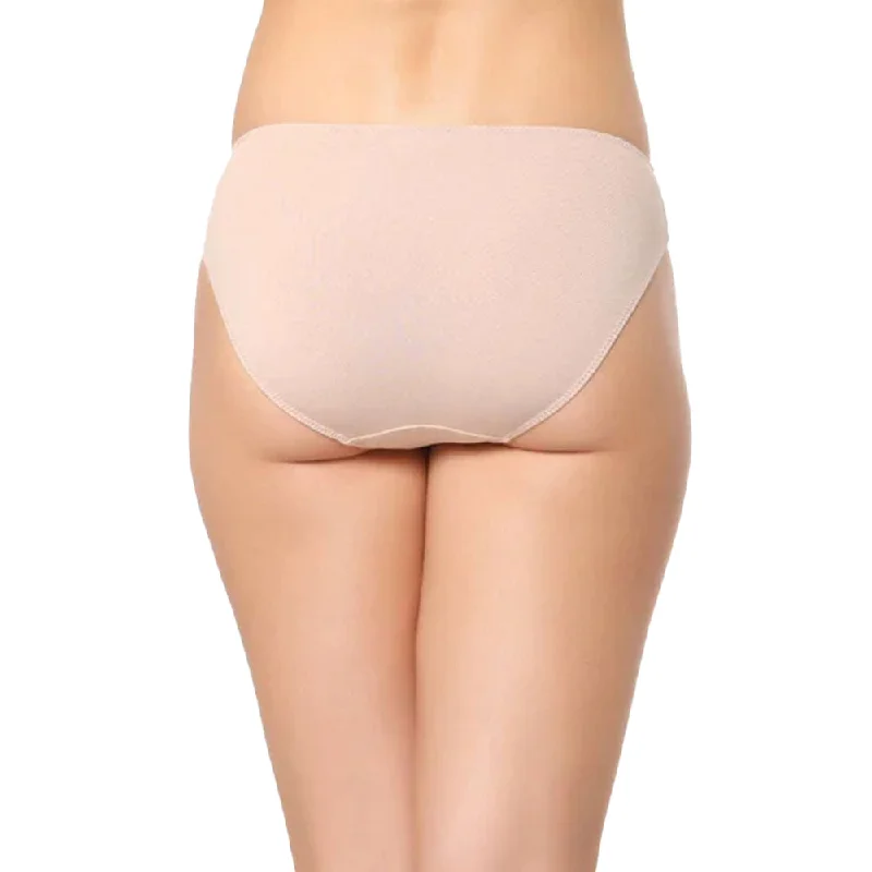 Essentials Low Waist Medium Coverage Everyday Wear Bikini Panty - Beige