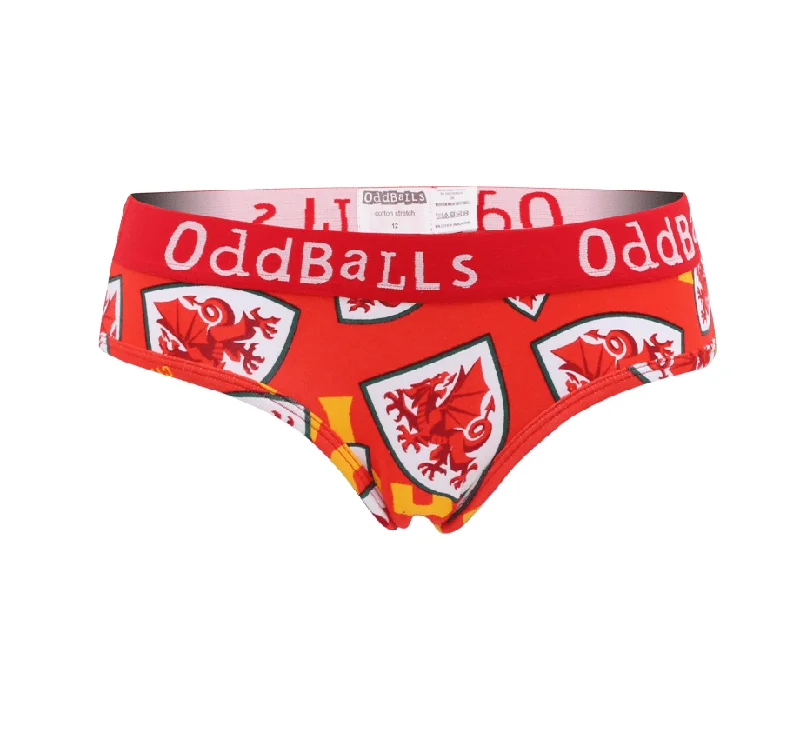 FA Wales Red - Ladies Briefs