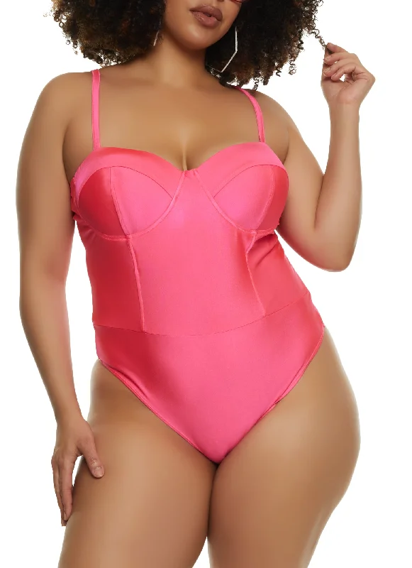 Plus Size Haute Monde Bustier Bodysuit