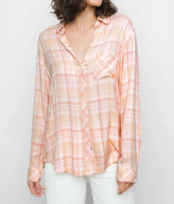 Hunter Shirt In Peach Powder