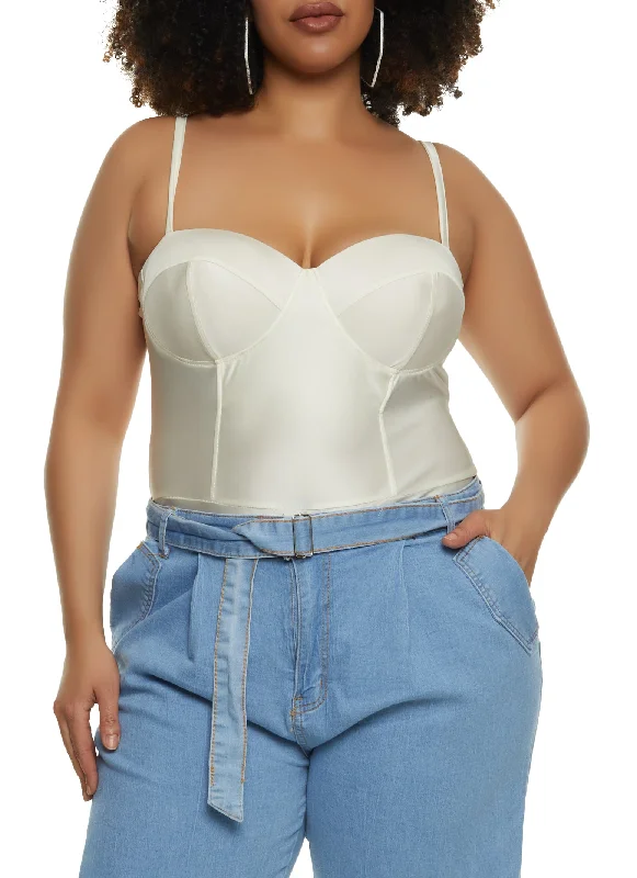 Plus Size Haute Monde Bustier Bodysuit