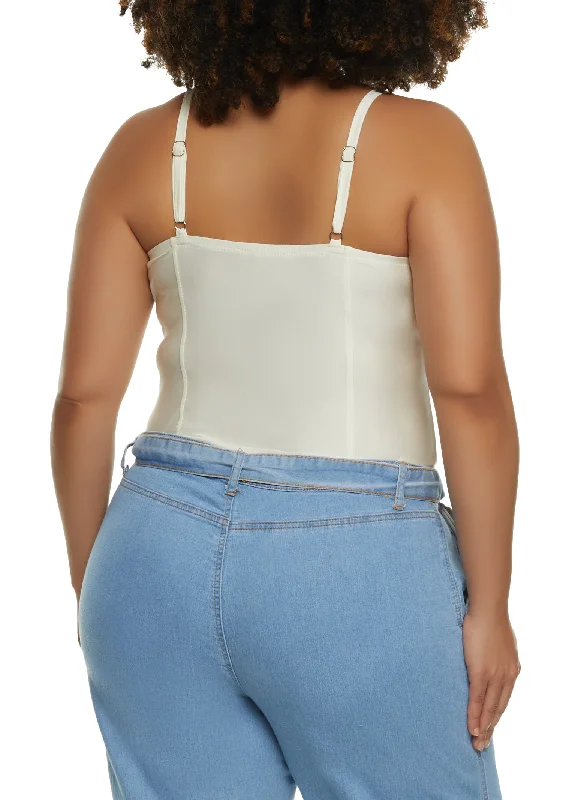 Plus Size Haute Monde Bustier Bodysuit