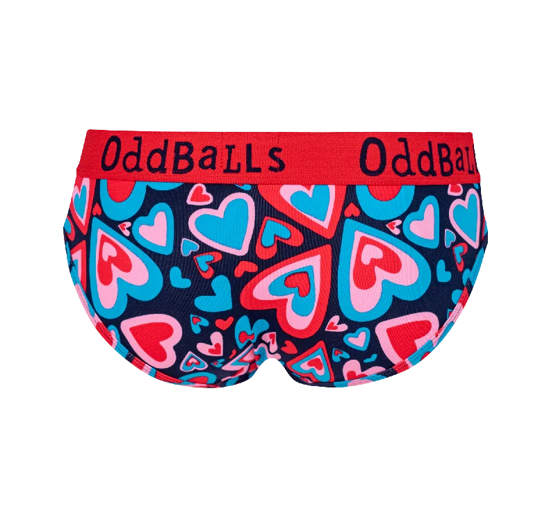 Love Hearts - Ladies Briefs