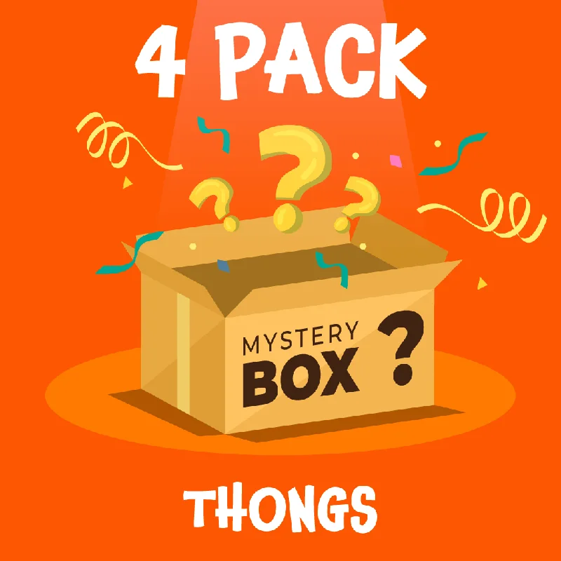 Ladies Thong Bundle - 4 Pack Mystery Box