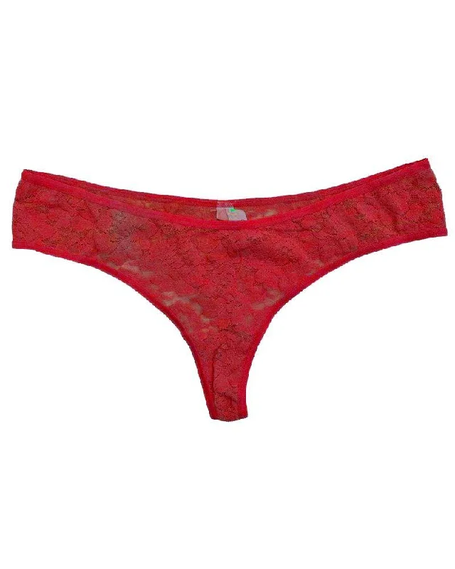 Net Sexy Panty Thong - Red