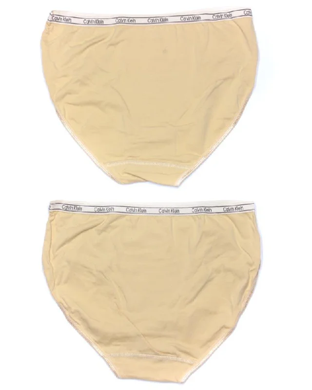 Pack of 2 Ck Basic Panty Skin - Soft Cotton Stretchable Jersey Panty